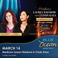 Mediums Lauren Rainbow & Cindy Kaza at Blue Ocean Music Hall