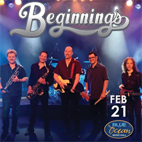 Beginnings - A Celebration of the Music of Chicago at Blue Ocean Music Hall