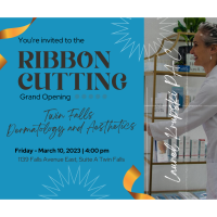 Ribbon Cutting for Twin Falls Dermatology and Aesthetics