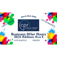 Business After Hours March 2023 sponsored by CPR Physical Therapy