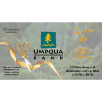 Ribbon Cutting- Umpqua Bank- Renaming from Columbia bank to Umpqua