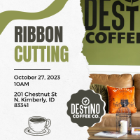 Ribbon Cutting - Destino Coffee