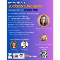 Idaho SBDC'S Success Luncheon