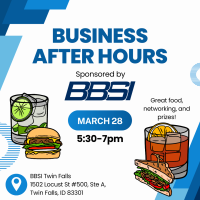 Business After Hours March 2024 Sponsored by BBSI