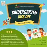 Ribbon Cutting - Twin Falls School District Kindergarten Kick Off