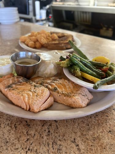 Lemon Dill Grill Salmon 