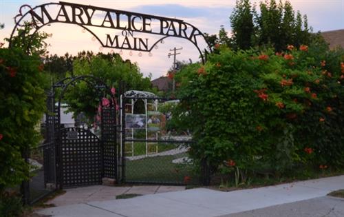 Entrance to Mary Alice Park on Main - 436 Main Ave N