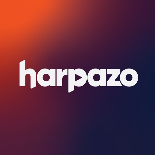 Harpazo streaming service brand and website design