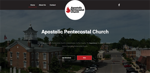 Website for Apostolic Pentecostal Church