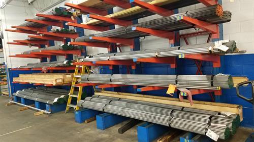 Cantilever racking fabrication and installation
