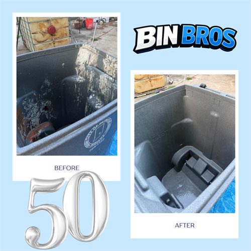 In honor of our 50th bin cleaning