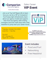 Sales Career VIP Event