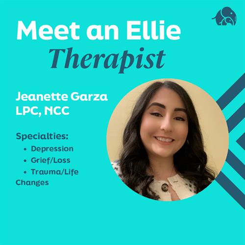 Meet new Therapist, Jeanette Garza, LPC 