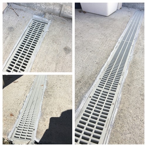 Patio Drain Install