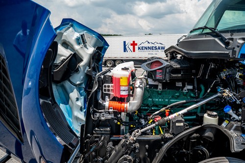 Inside a Kennesaw truck