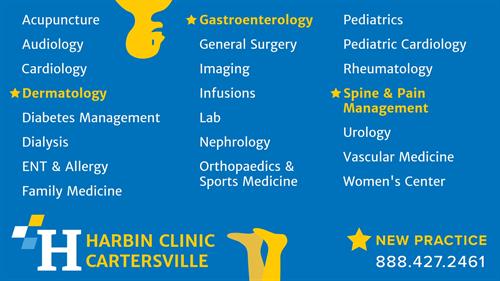 Harbin Clinic Cartersville Services