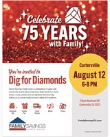 75th Anniversary Diamond Dig
