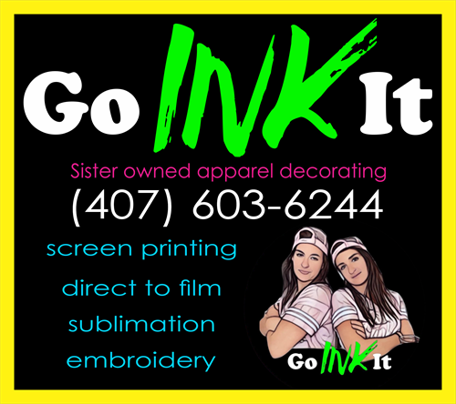 Go INK It your local apparel decorator