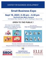 Center for Business Development Small Business Expo