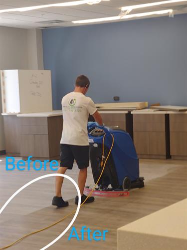 hard floor specialty cleaning available