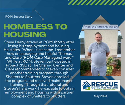 Homeless to Housing - ROM Success Story