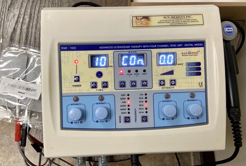 electric muscle stimulation and ultrasound therapy machine