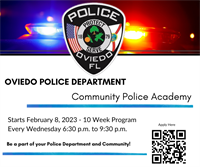 Community Police Academy returns to Oviedo Police Department