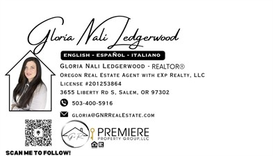 Gloria Nali Ledgerwood Realtor | G n' R Real Estate, brokered by Premiere Property Group, LLC