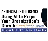 AI Webinar: UNAPEN Sponsors “ARTIFICIAL INTELLIGENCE: Using AI to Propel Your Organization’s Growth”, hosted by the Technology Council of the Greater New Haven Chamber of Commerce