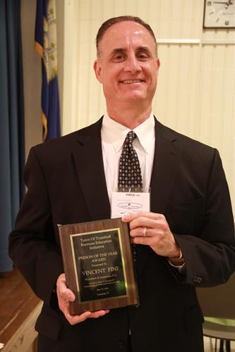 Vince Fini, Trumbull Business & Education Initiative, Man of the Year, 2014