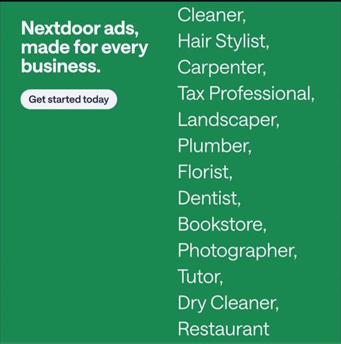 Enhanced Business Profiles on NextDoor