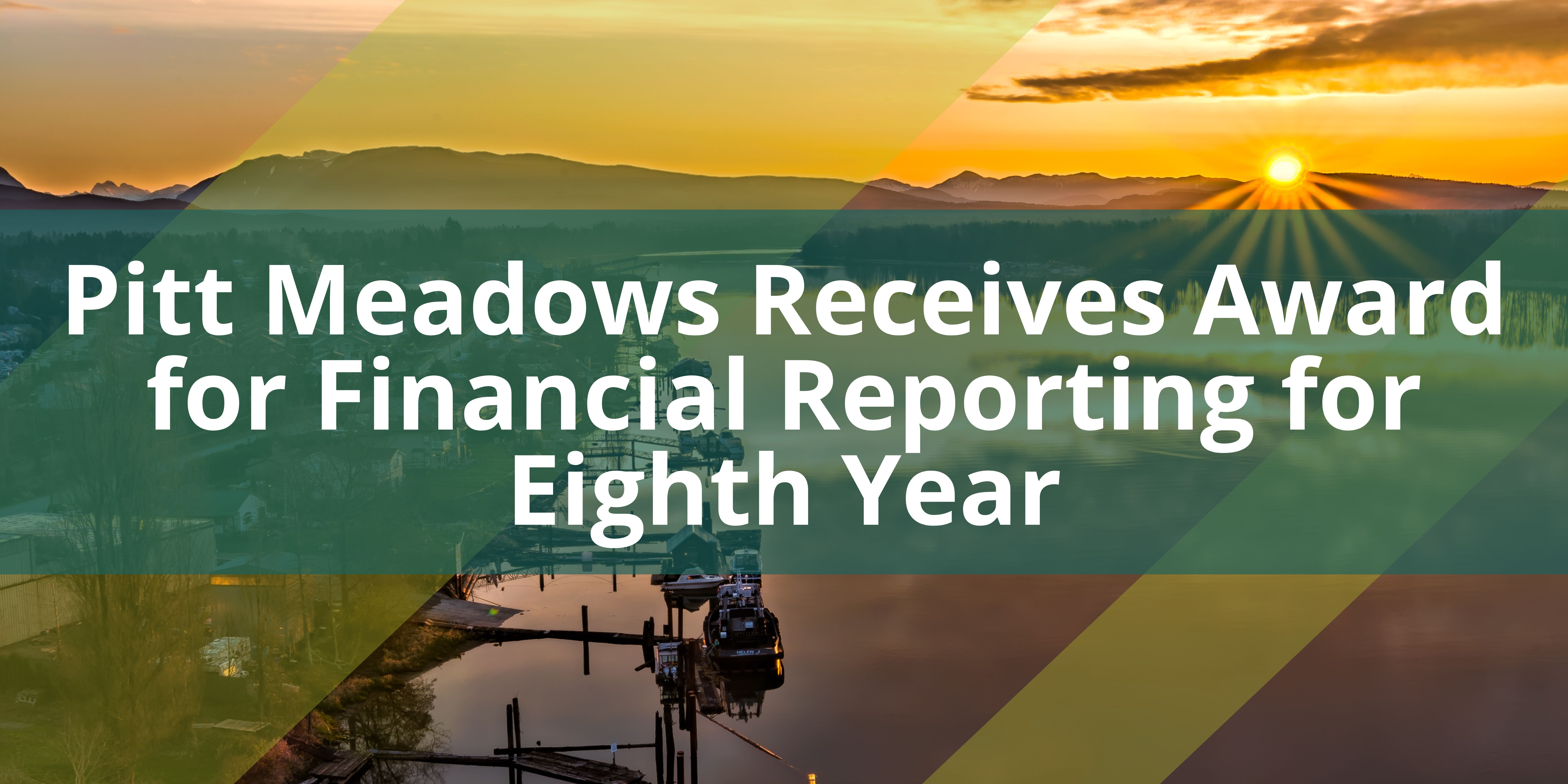 Image for Pitt Meadows Awarded Canadian Financial Award for the Eighth Year