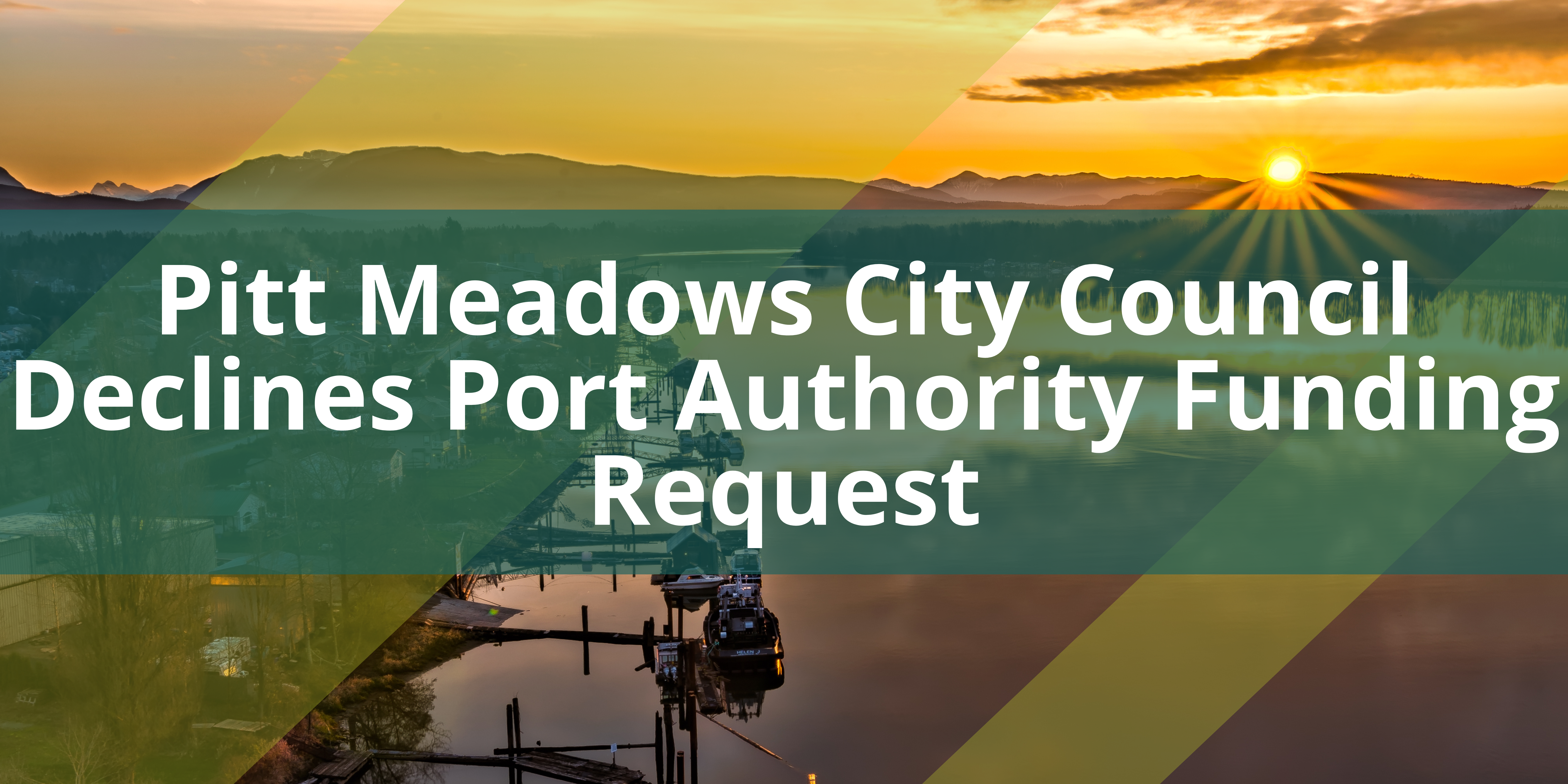 Image for Pitt Meadows City Council Declines Port Authority Funding Request