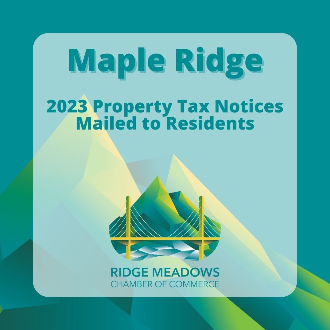 Image for Maple Ridge: 2023 Property Tax Notice Mailed