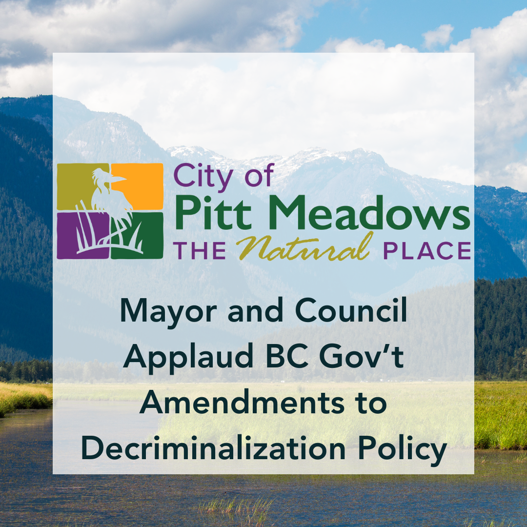Image for Mayor and Council Applaud BC Government’s Amendments to Decriminalization Policy
