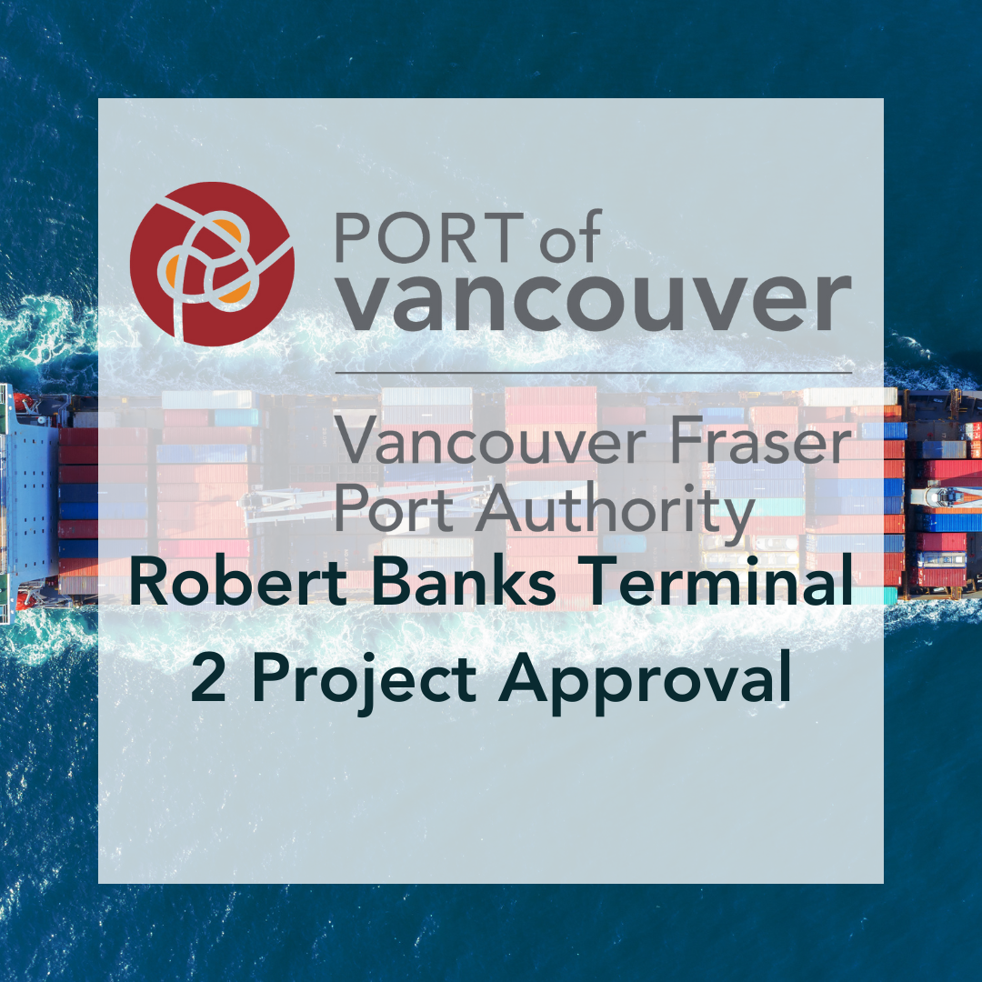 Roberts Bank Terminal 2 Project Receives Provincial Approval