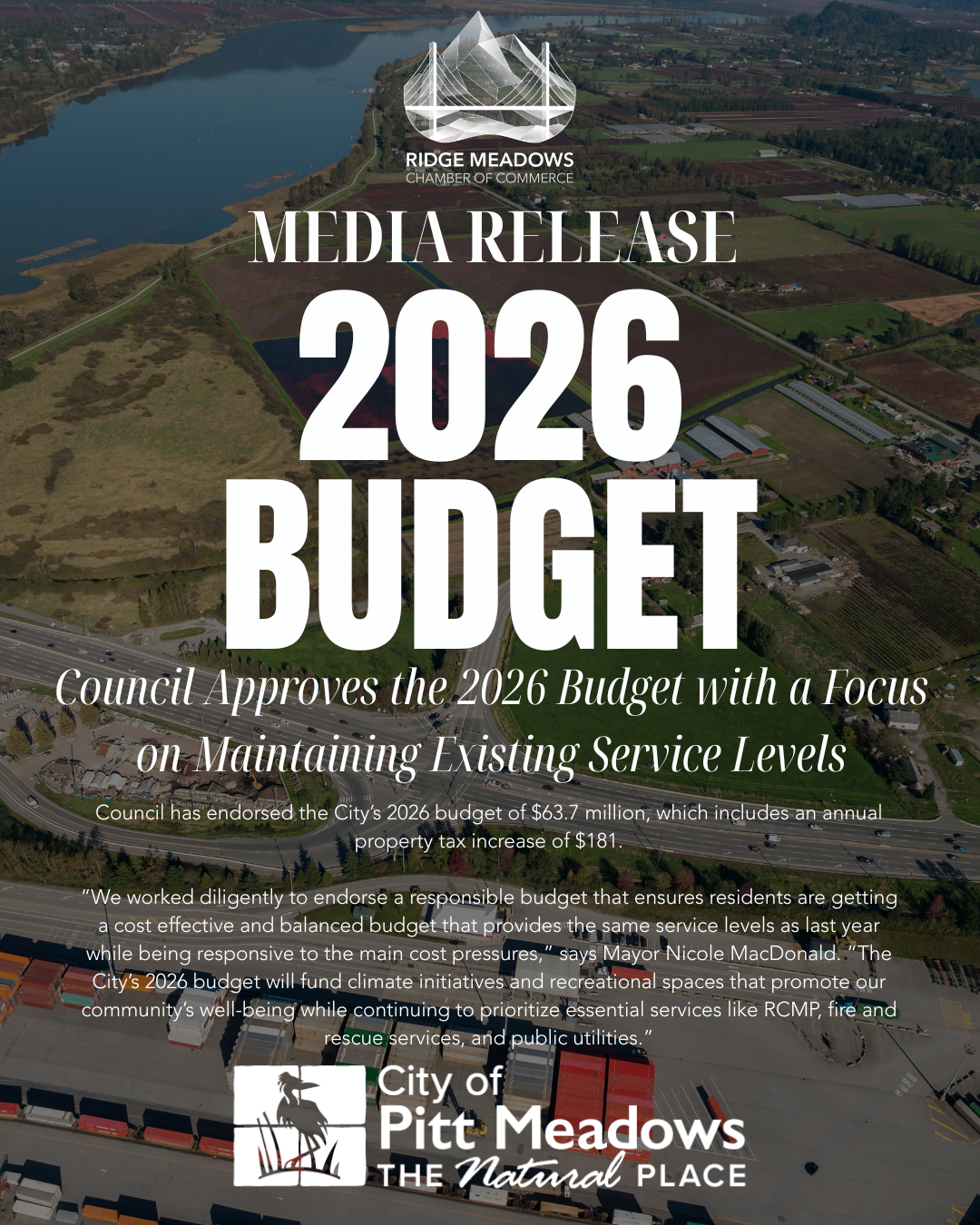 Image for Council Approves the 2026 Budget with a Focus on Maintaining Existing Service Levels