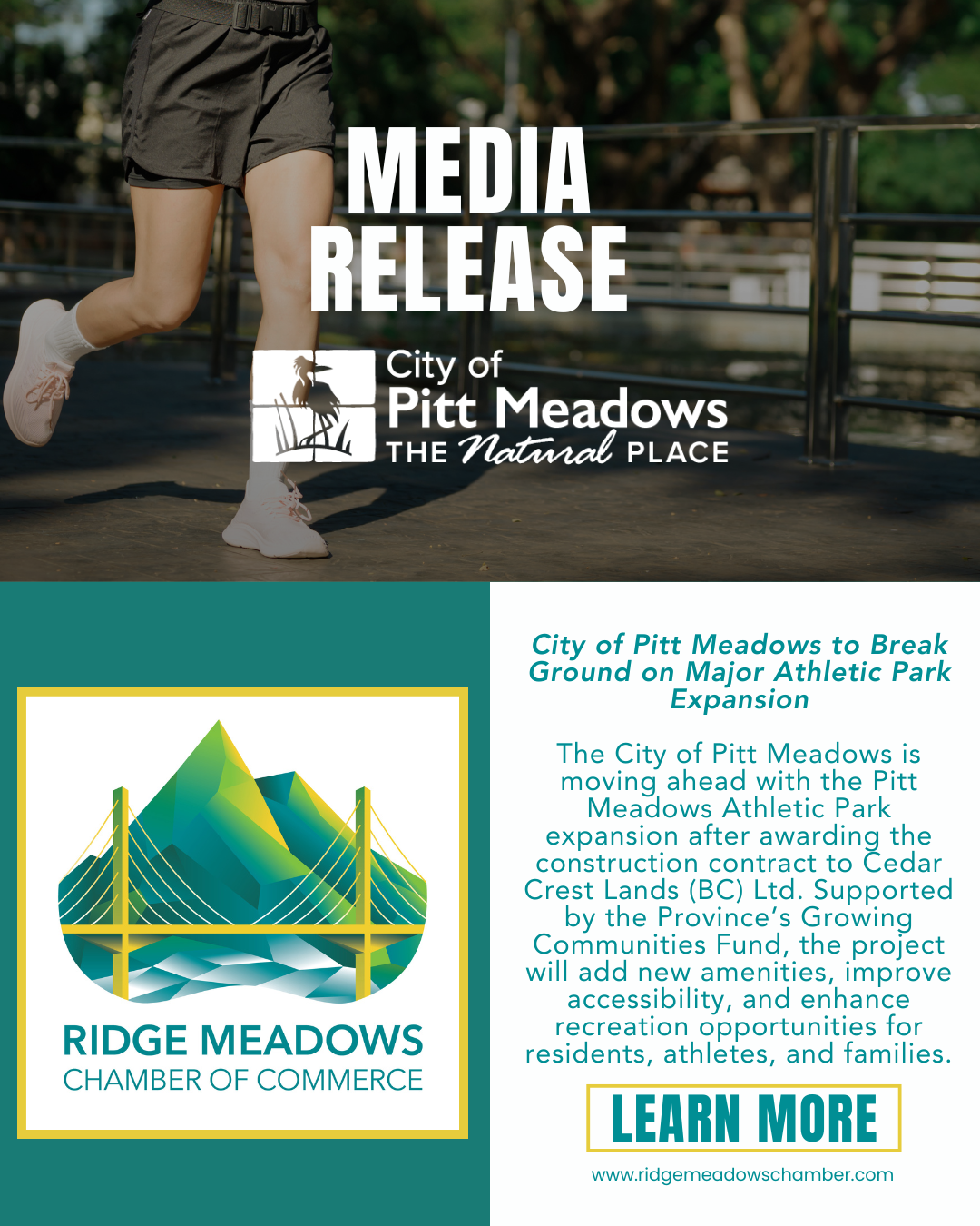 Image for City of Pitt Meadows to Break Ground on Major Athletic Park Expansion