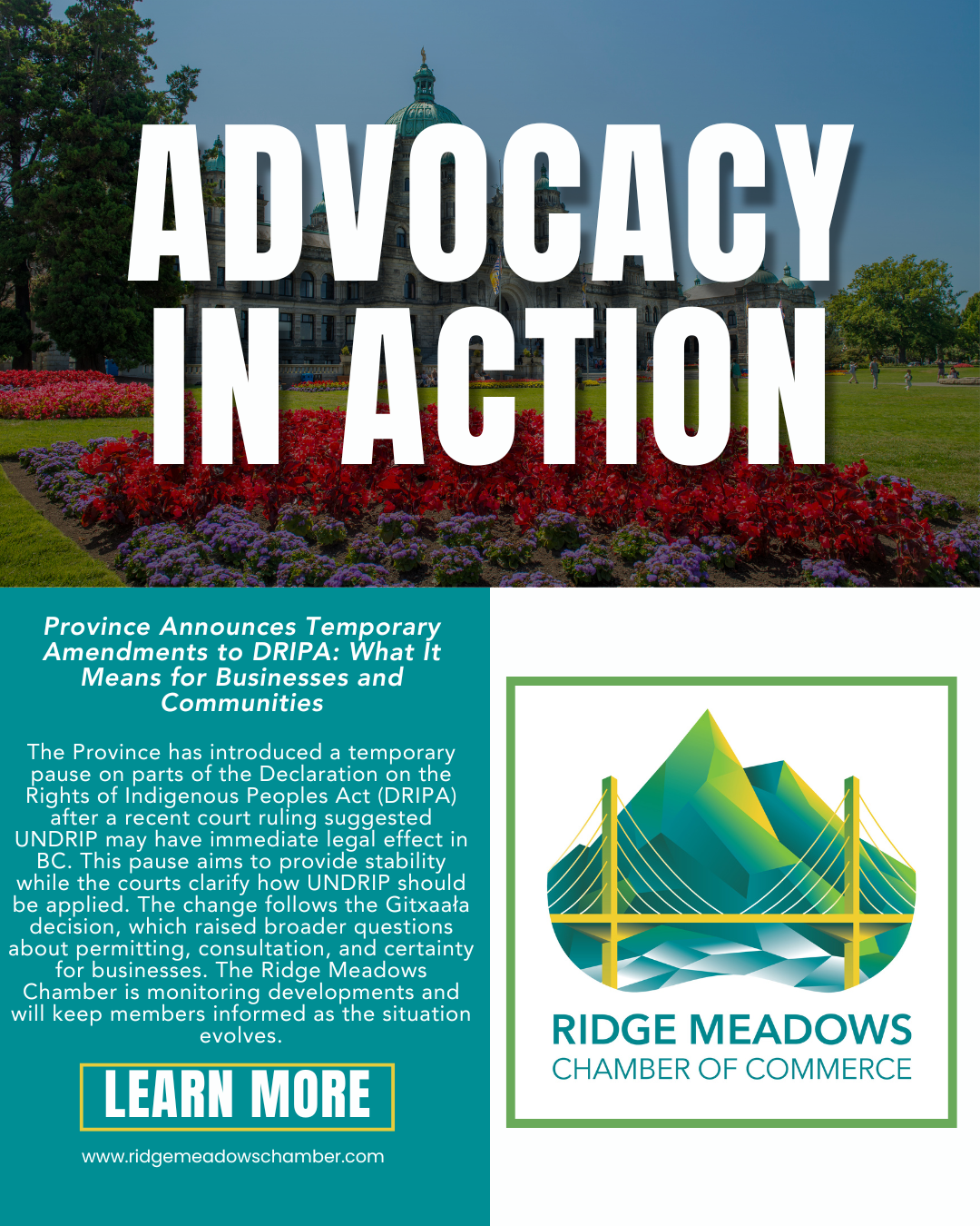 Image for Province Announces Temporary Amendments to DRIPA: What It Means for Businesses and Communities