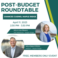 Post-Budget Roundtable with MLA D'Eith and MLA Beare