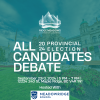 2024 Provincial Election: All Candidates Debate: Mission - Maple Ridge East