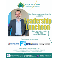 ICBC CEO Luncheon with the Ridge Meadows Chamber of Commerce