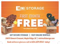 Mini Mall Storage - Maple Ridge