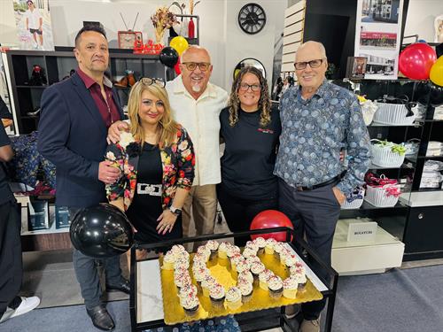 Celebrating 100 years in Business in Downtown Mission - current and past ownership