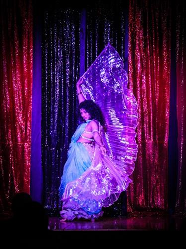 Bellydancer, Nati Escobar, at the Cirque de la Vie