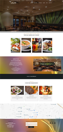Web Design & Development for an Upscale Mexican Restaurant  http://lalosmexicancuisine.com
