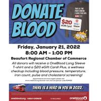 Blood Drive hosted by Beaufort Regional Chamber of Commerce