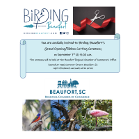 Ribbon-Cutting for Birding Beaufort