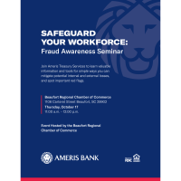 Fraud Awareness Seminar presented by Ameris Bank