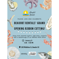 Ribbon Cutting for Beaufort Rentals